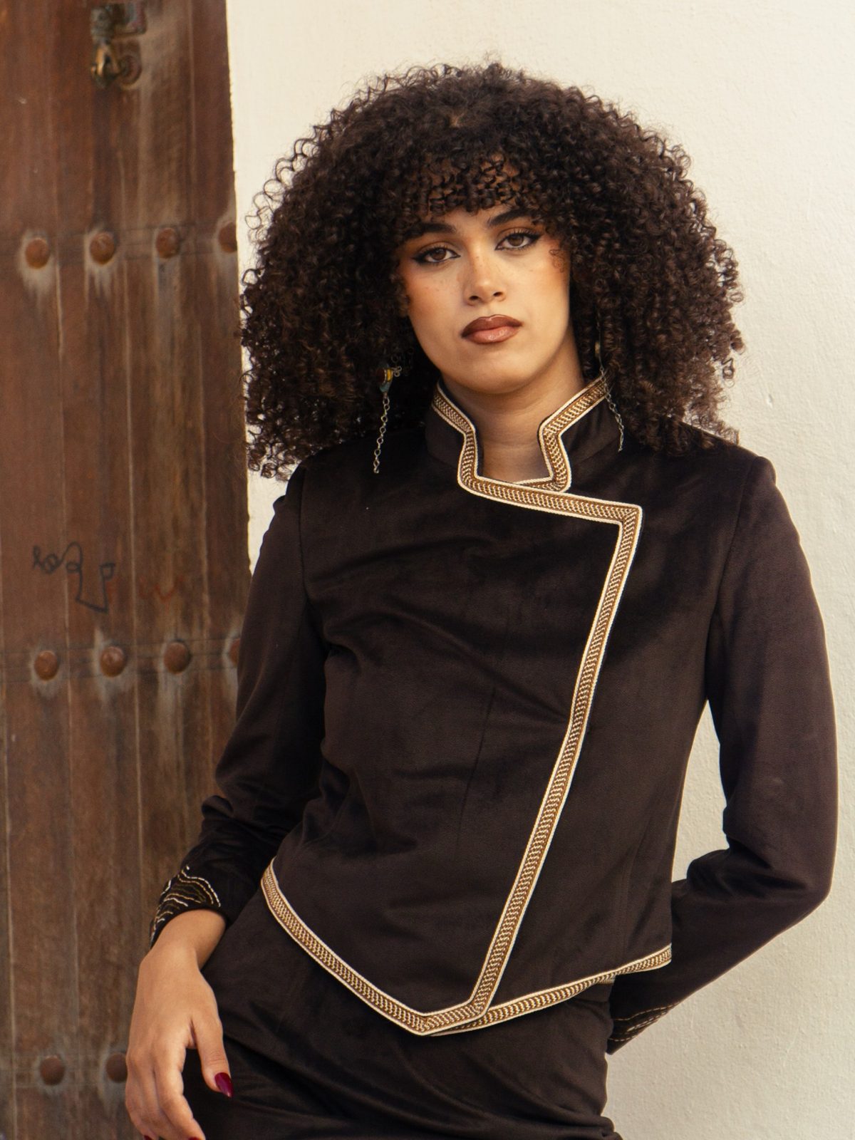 Second Layer velvet jacket